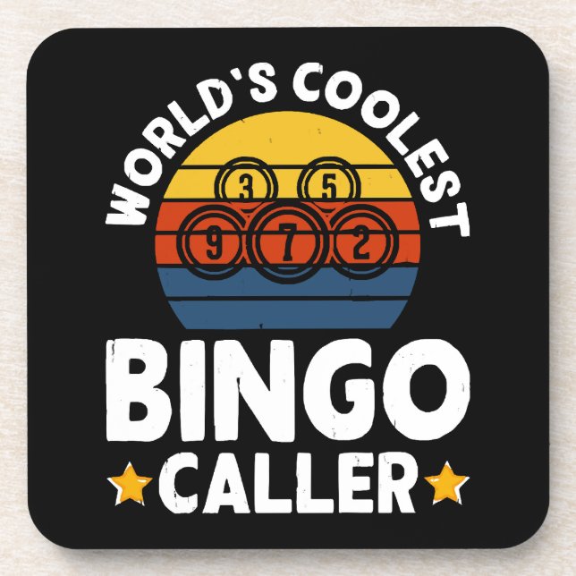 World's Coolest Bingo Caller Coaster (Front)