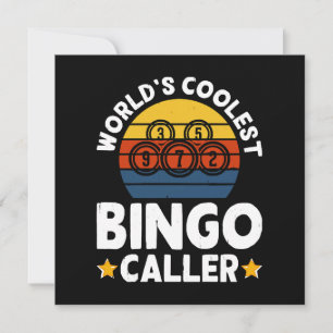 World's Coolest Bingo Caller Invitation