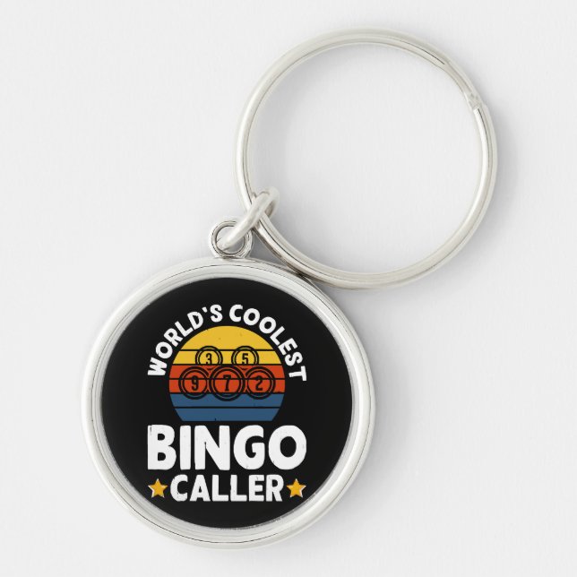 World's Coolest Bingo Caller Key Ring (Front)