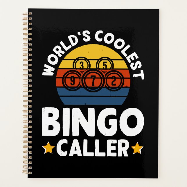 World's Coolest Bingo Caller Planner (Front)