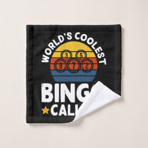 World's Coolest Bingo Caller Wash Cloth