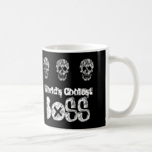 World's Coolest BOSS Zebra Skulls V07B Coffee Mug