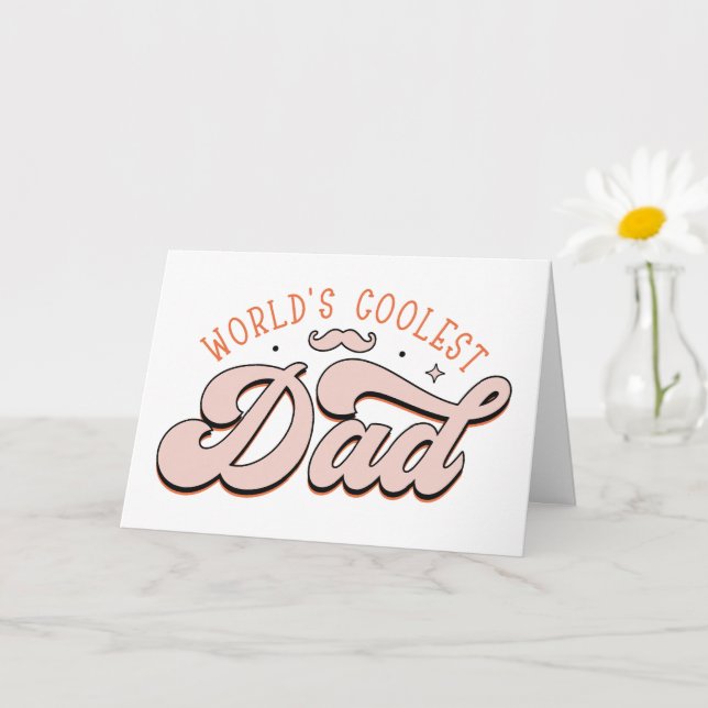 World's Coolest Dad Card (Small Plant)