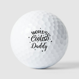World's Coolest Daddy Father's Day Gift Golf Balls