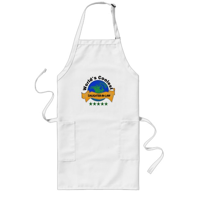 World's Coolest Daughter-In-Law Long Apron (Front)