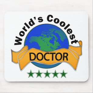 World's Coolest Doctor Mouse Pad