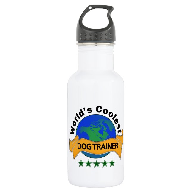 World's Coolest Dog Trainer 532 Ml Water Bottle (Front)