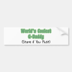 World's Coolest G-Daddy Bumper Sticker