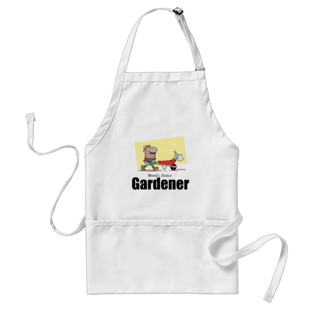 World's Coolest Gardener Standard Apron (Front)