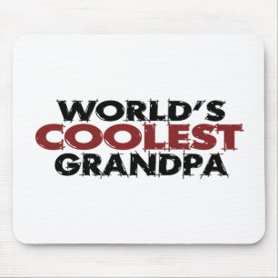 Worlds Coolest Grandpa Mouse Pad