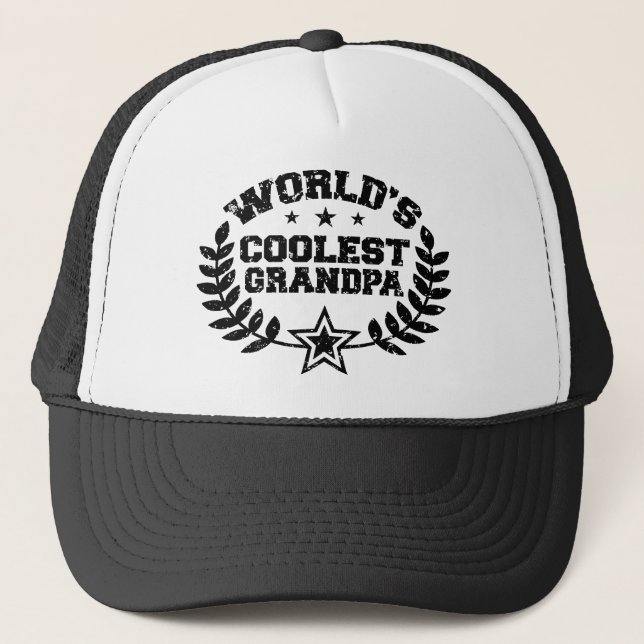 World's Coolest Grandpa Trucker Hat (Front)