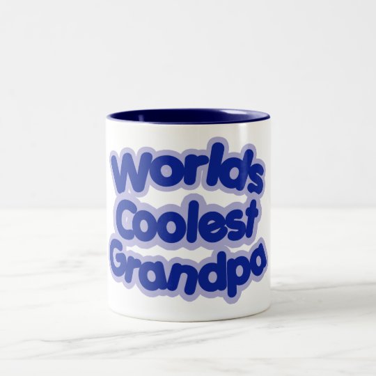 Worlds Coolest Grandpa Two-Tone Coffee Mug