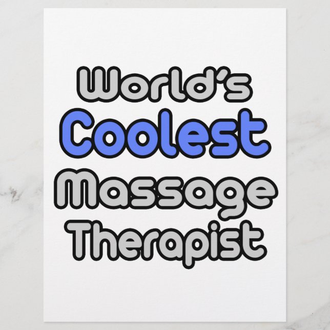 World's Coolest Massage Therapist (Front)