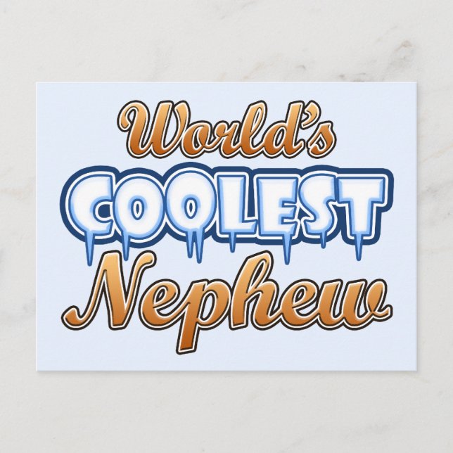 World's Coolest Nephew Postcard (Front)