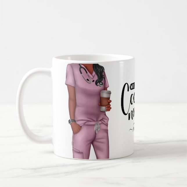 World's Coolest Nurse Personalised  Coffee Mug (Left)