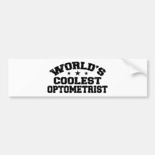 World's Coolest Optometrist Bumper Sticker