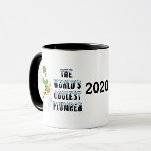 World's Coolest Plumber Snowman Mug