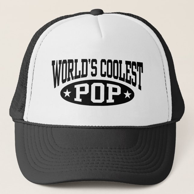 World's Coolest Pop Trucker Hat (Front)