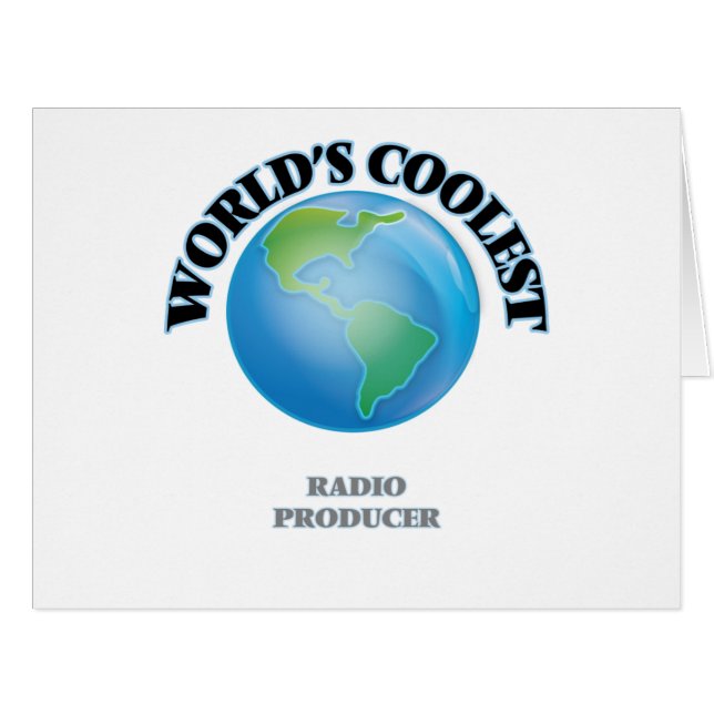 World's coolest Radio Producer (Front Horizontal)