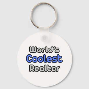 World's Coolest Realtor Key Ring