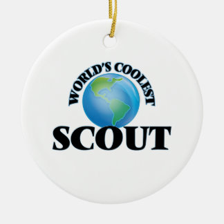 World's coolest Scout Ceramic Tree Decoration