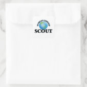 World's coolest Scout Square Sticker (Bag)