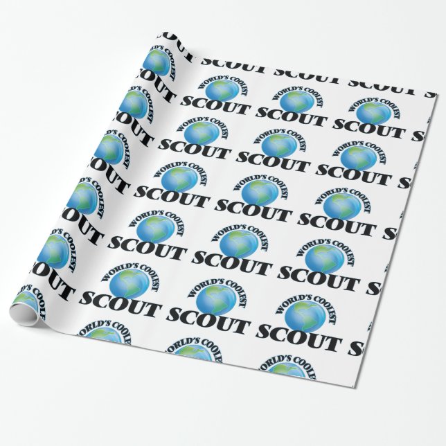 World's coolest Scout Wrapping Paper (Unrolled)