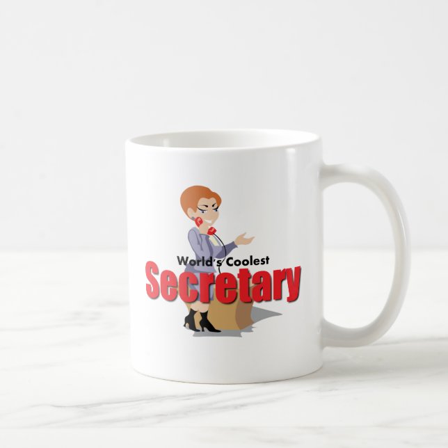 World's Coolest Secretary Coffee Mug (Right)