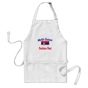 World's Coolest Serbian Dad Standard Apron