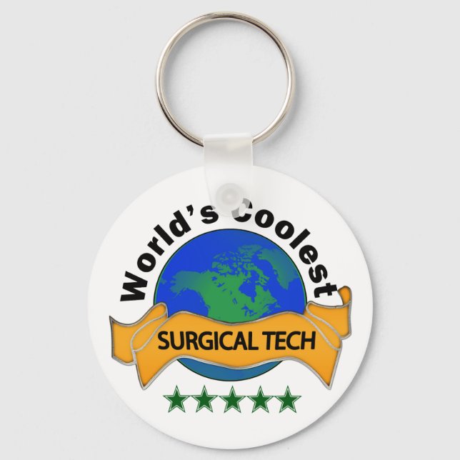 World's Coolest Surgical Tech Key Ring (Front)