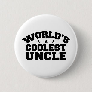 World's coolest Uncle 6 Cm Round Badge