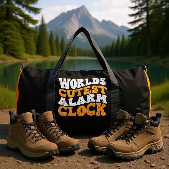 World's Cutest Alarm Clock Duffle Bag (Creator Uploaded)