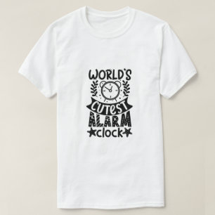 World's Cutest Alarm Clock T-Shirt