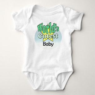 World's Cutest baby (Boy) Baby Bodysuit