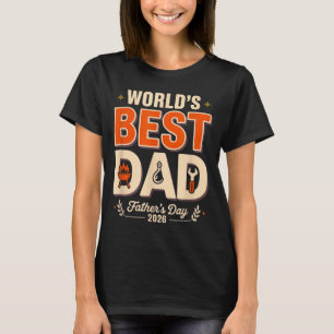 Worlds dad grill master funny bbq humour fathers T-Shirt