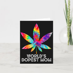 World's dopest mum soul tie dye mother's day card