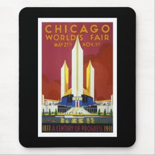 "World's Fair, Chicago, 1933" Vintage Mouse Pad