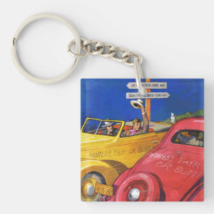 World's Fair or Bust Key Ring