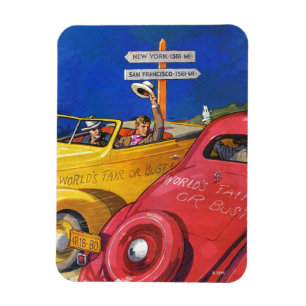 World's Fair or Bust Magnet