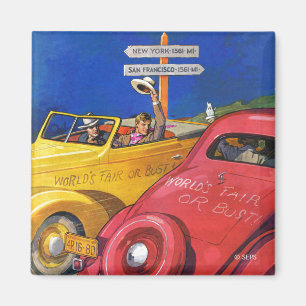 World's Fair or Bust Magnet
