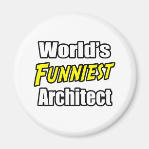 World's Funniest Architect Magnet