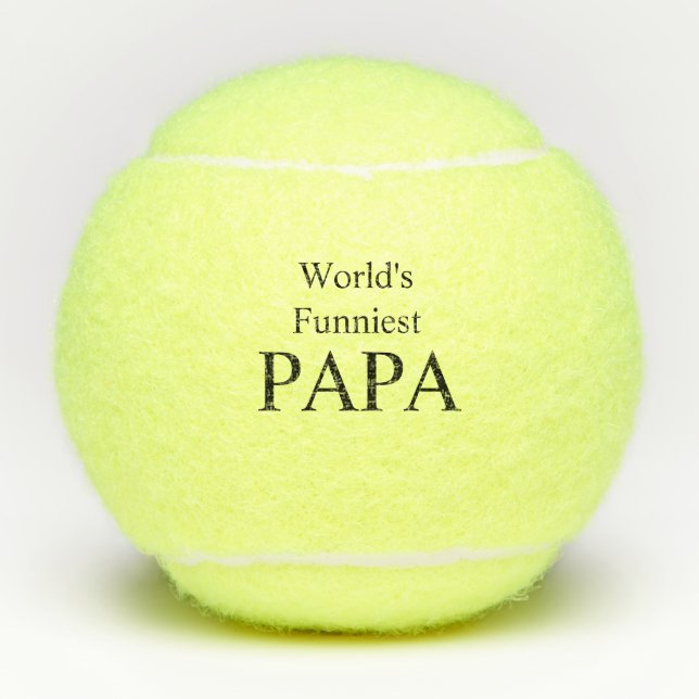 World's Funniest Papa Tennis Balls (Front)