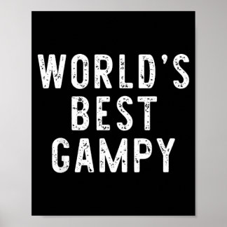 Worlds Gampy Funny Family Poster