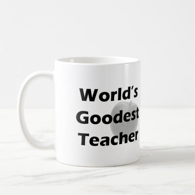 World's Goodest Teacher Coffee Mug (Left)