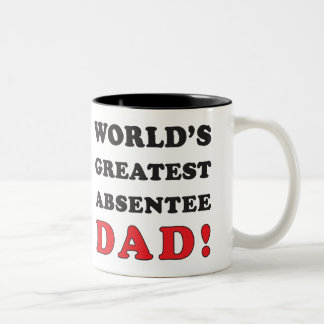 World's Greatest Absentee Dad Coffee Mug