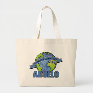 World's Greatest Abuelo Large Tote Bag