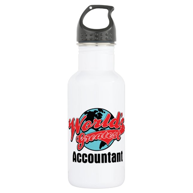 Worlds Greatest Accountant 532 Ml Water Bottle (Front)
