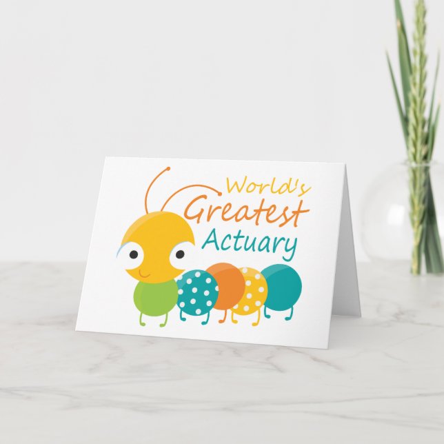 World's Greatest Actuary Card (Front)