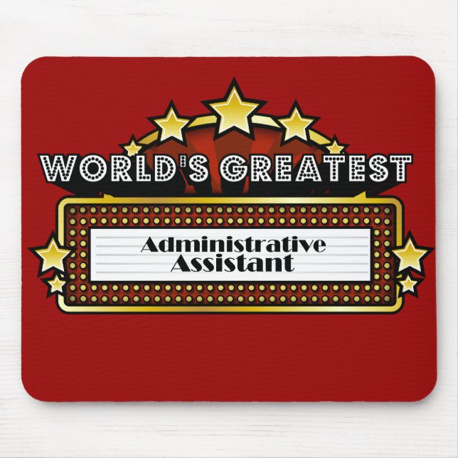 World's Greatest Administrative Assistant Mouse Pad (Front)