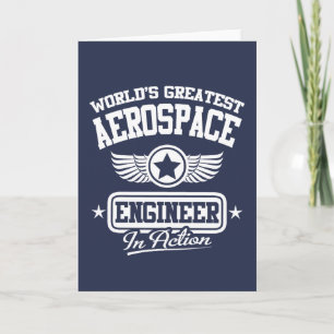 World's Greatest Aerospace Engineer Card